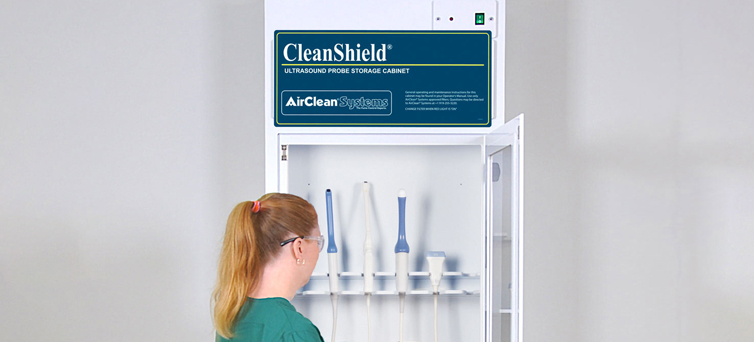 CleanShield Ultrasound Probe Storage Cabinet
