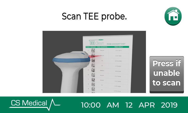 TEEClean scan probe